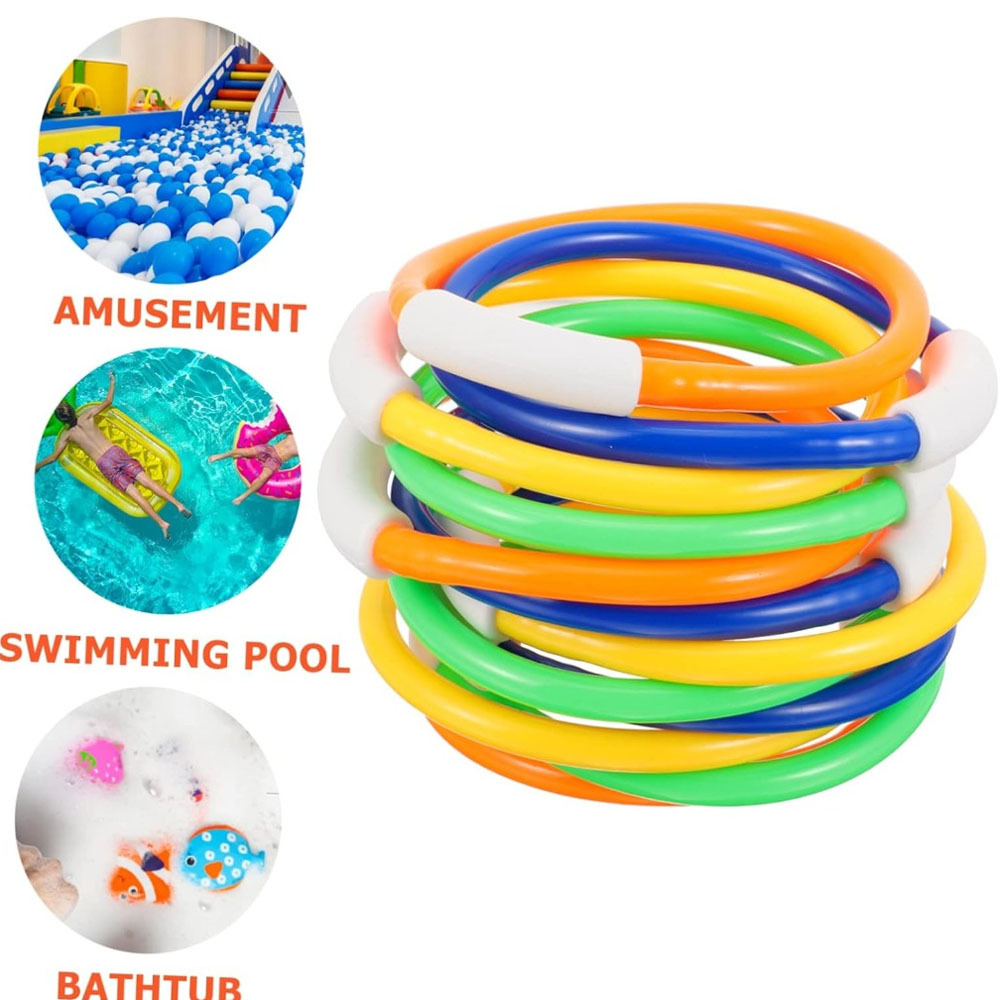 4 Colorful Diving Rings, For P - Aquatic Diving recension och pris