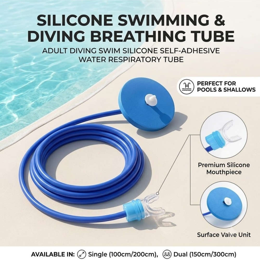 Adult Diving Swim Silicone Wat - Aquatic Diving recension och pris