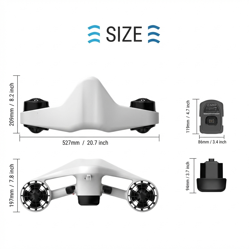 Electric Sea Scooter 30m Under - Aquatic Diving recension och pris
