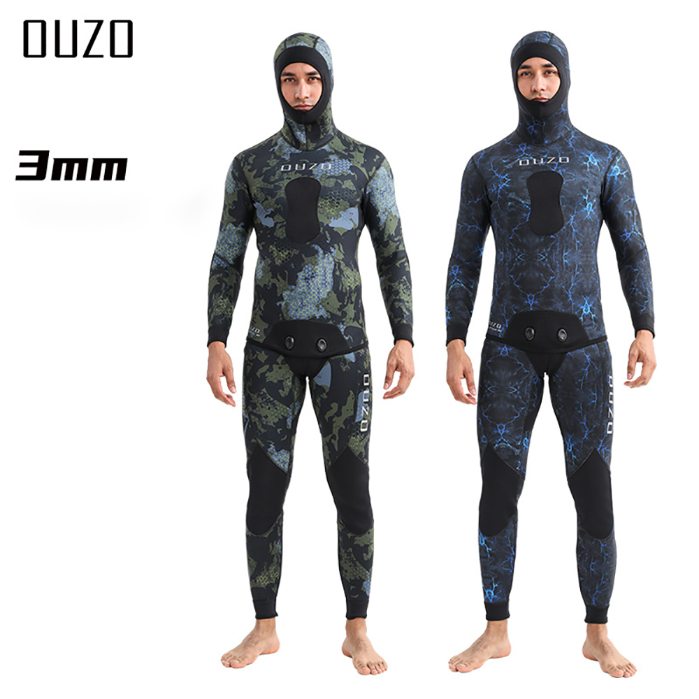3mm Men Spearfishing Wetsuit C - Dive Knife Titanium recension och pris