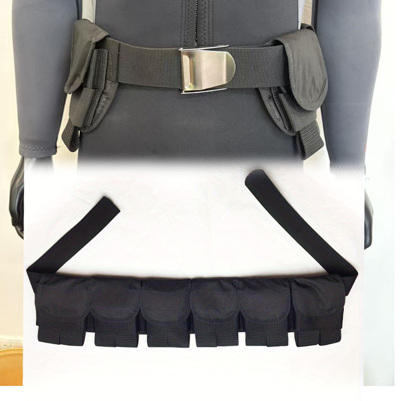 SCUBA Diving 6 Pocket Weight B - Dive Weight Belt recension och pris