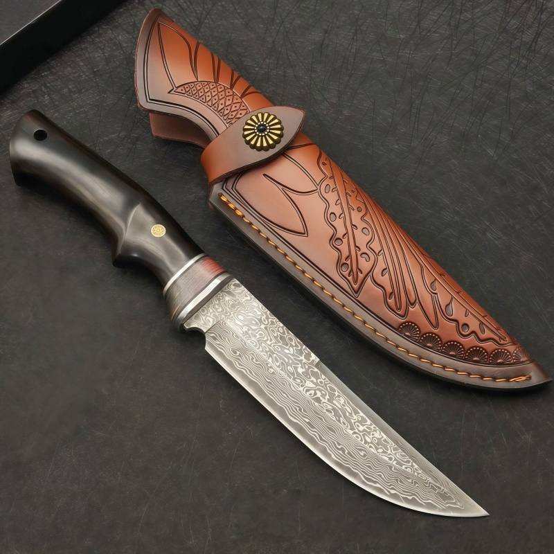 Damascus VG10 outdoor high har - Dive Knife Titanium recension och pris