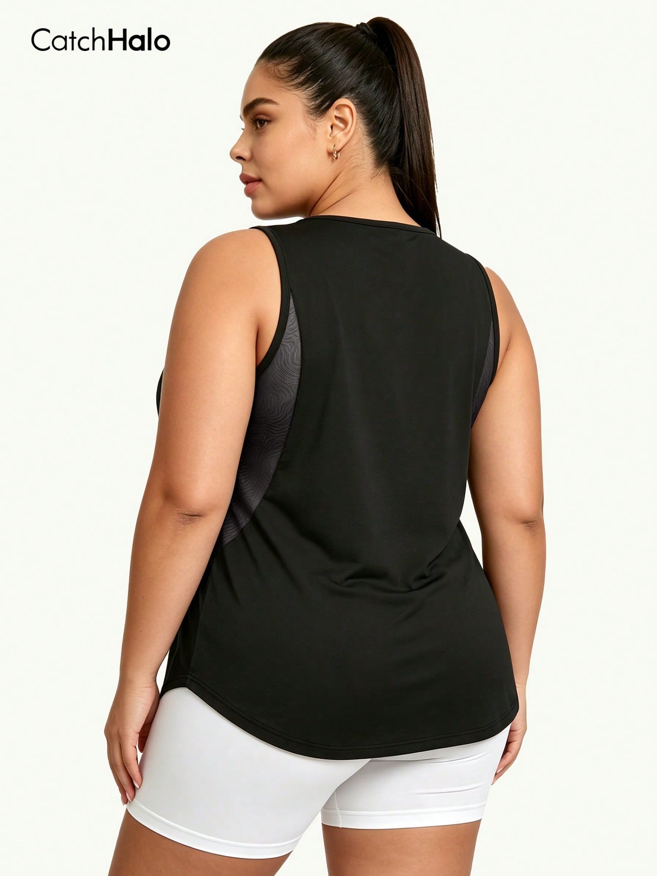 Plus Size Mesh Tank Top Women  - Aquatic Gym recension och pris